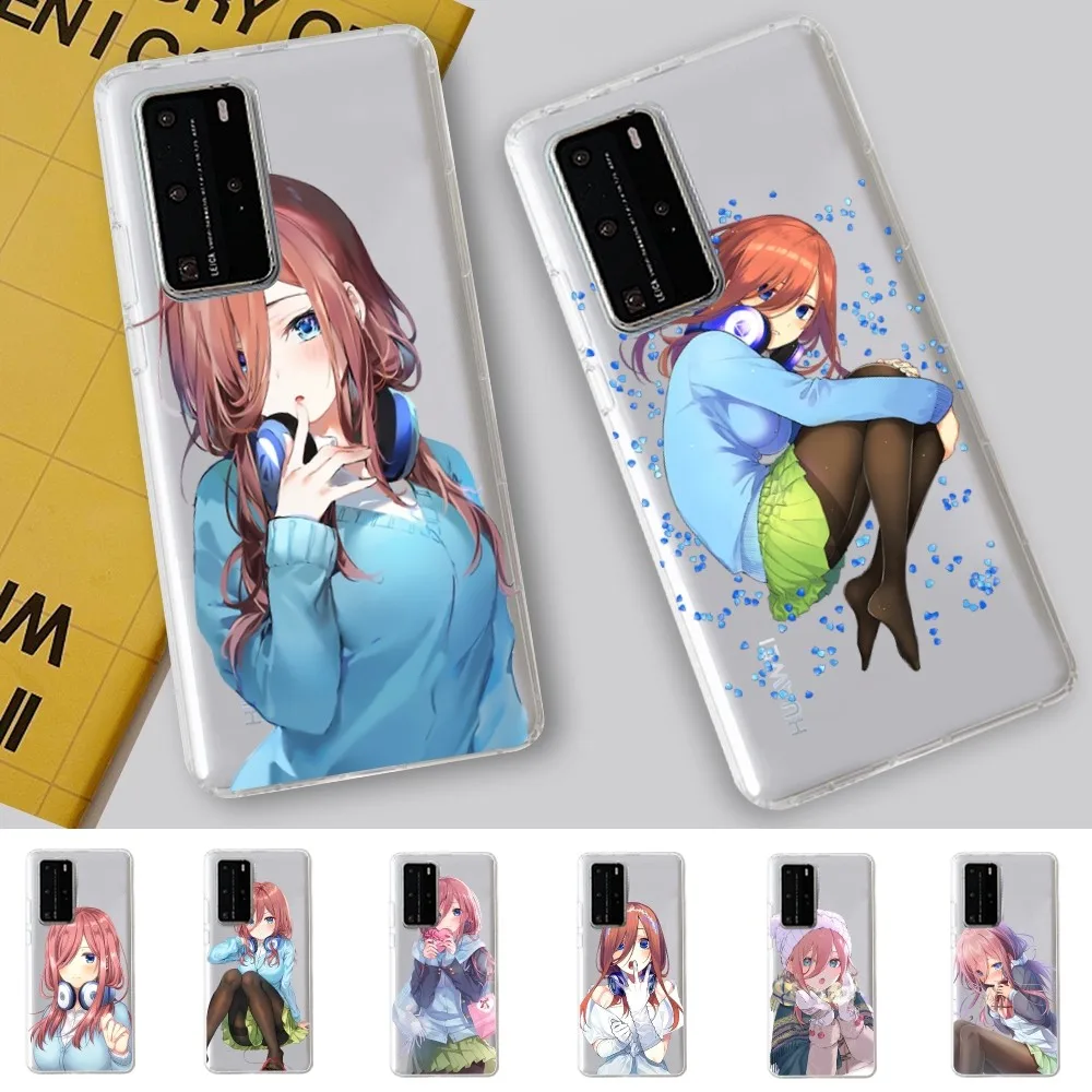 

Anime The Quintessential Quintuplets Phone Case for Samsung A12 21 30 31 51 52 70 for Redmi8 9 10 for Honor10 70 50 Clear Case