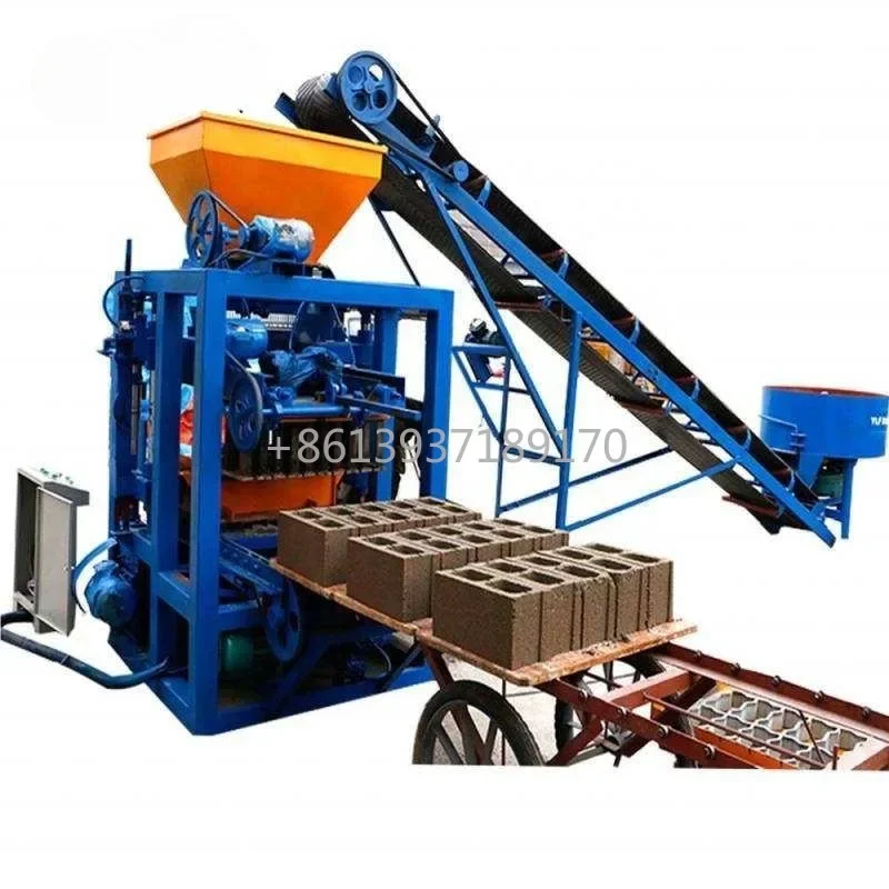 Fully Automatic Brick Making Machine Line  Electric Cement Hollow Block Making Machine