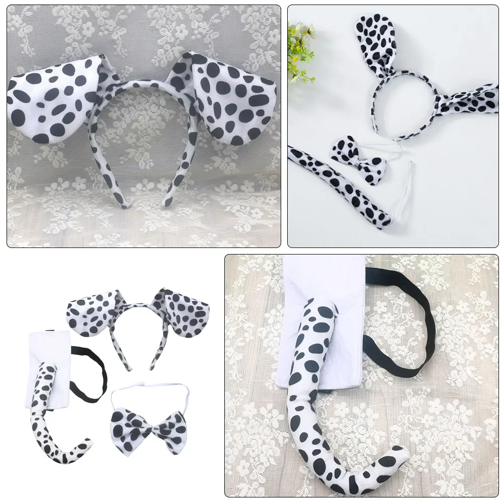 

Puppy Headdress Dog Costumes Headband Bow Ties for Small Dogs Polyester Accessories