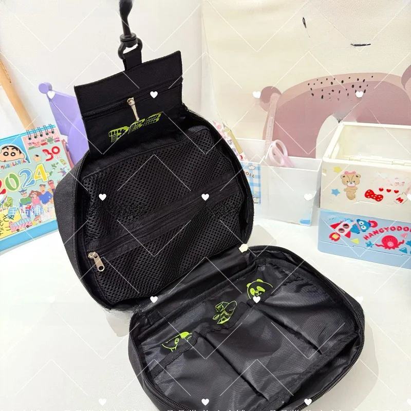Bolsa de Maquillaje Cole con Estampado de Dibujos Animados, Bolsa de Aseo Multifuncional de Mano, Organizador de na...