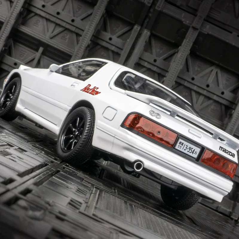 1:24 مازدا RX-7 سبيكة نموذج سيارة الصوتية البصرية لعبة أطفال هدية. يمكن فتح أبواب وغطاء الصندوق #5