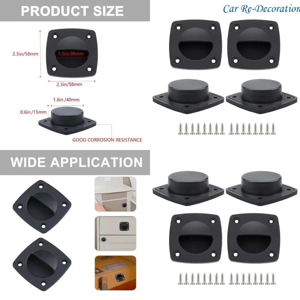 

R58D набор из 4 высокопрочных ручек, набор нейлоновых морских люков ручки для парусников