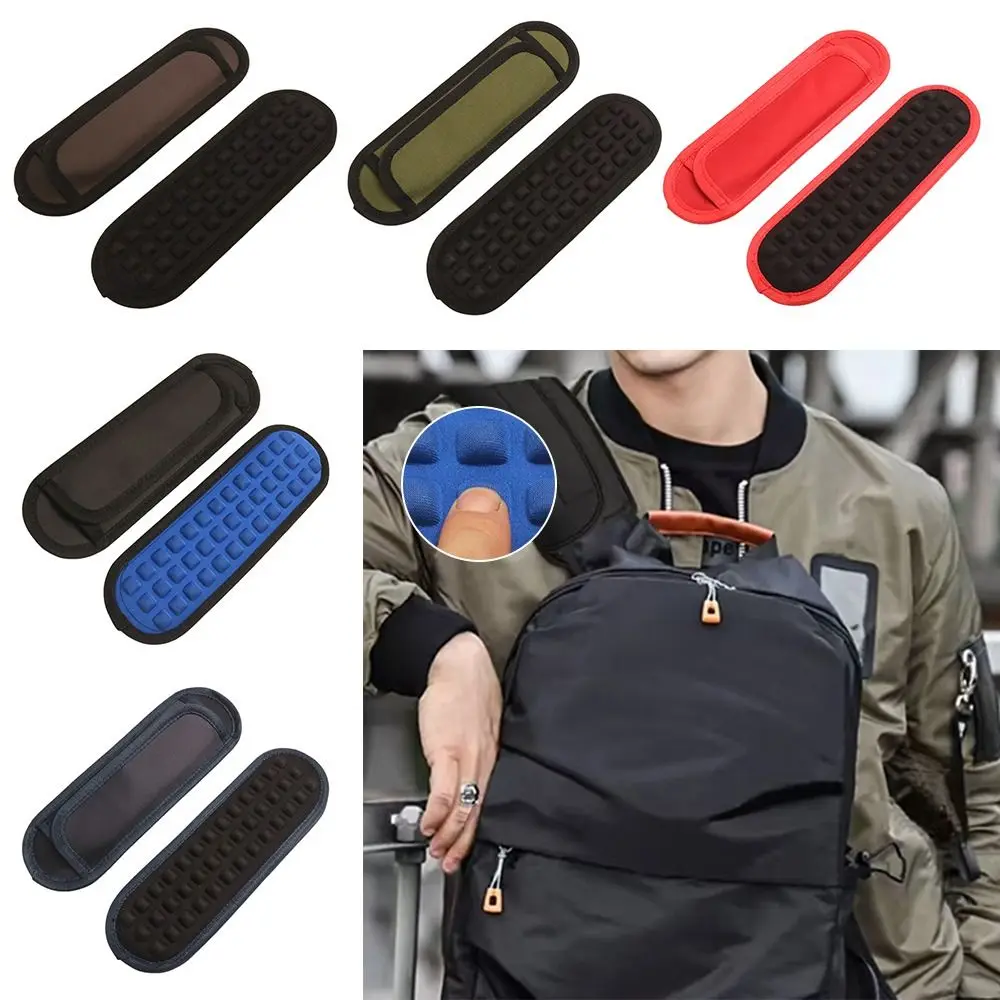 1 قطعة حزام الكتف النايلون وسادة استبدال عدم الانزلاق حقيبة كمبيوتر محمول حزام وسادة تنفس انفصال على ظهره وسادة الكتف #1