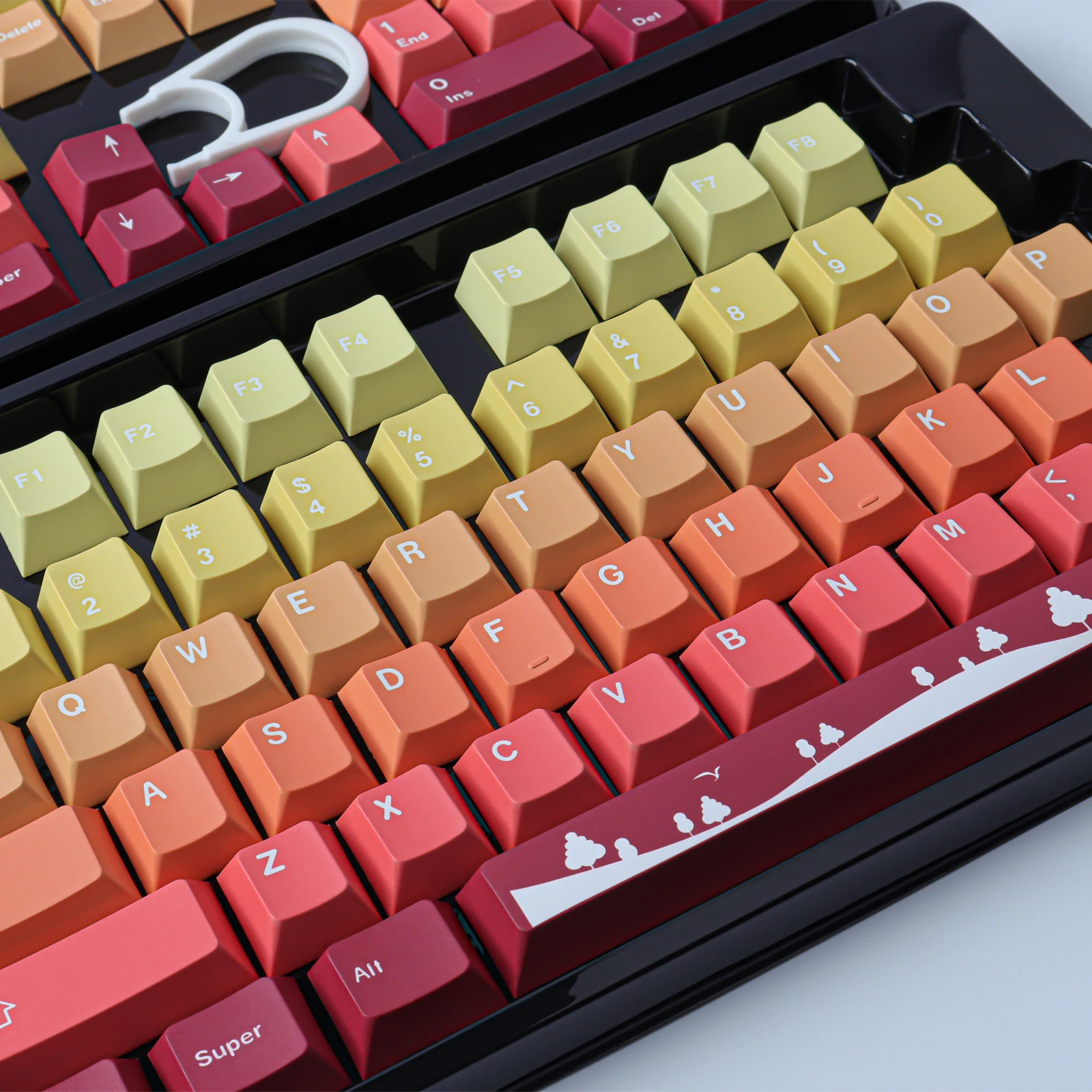 Imagem -04 - Gmk Outono Keycaps 129 Teclas Pbt Keycaps Cherry Profile Dye-sub Keycaps Gmk Personalizados para Teclado Mecânico