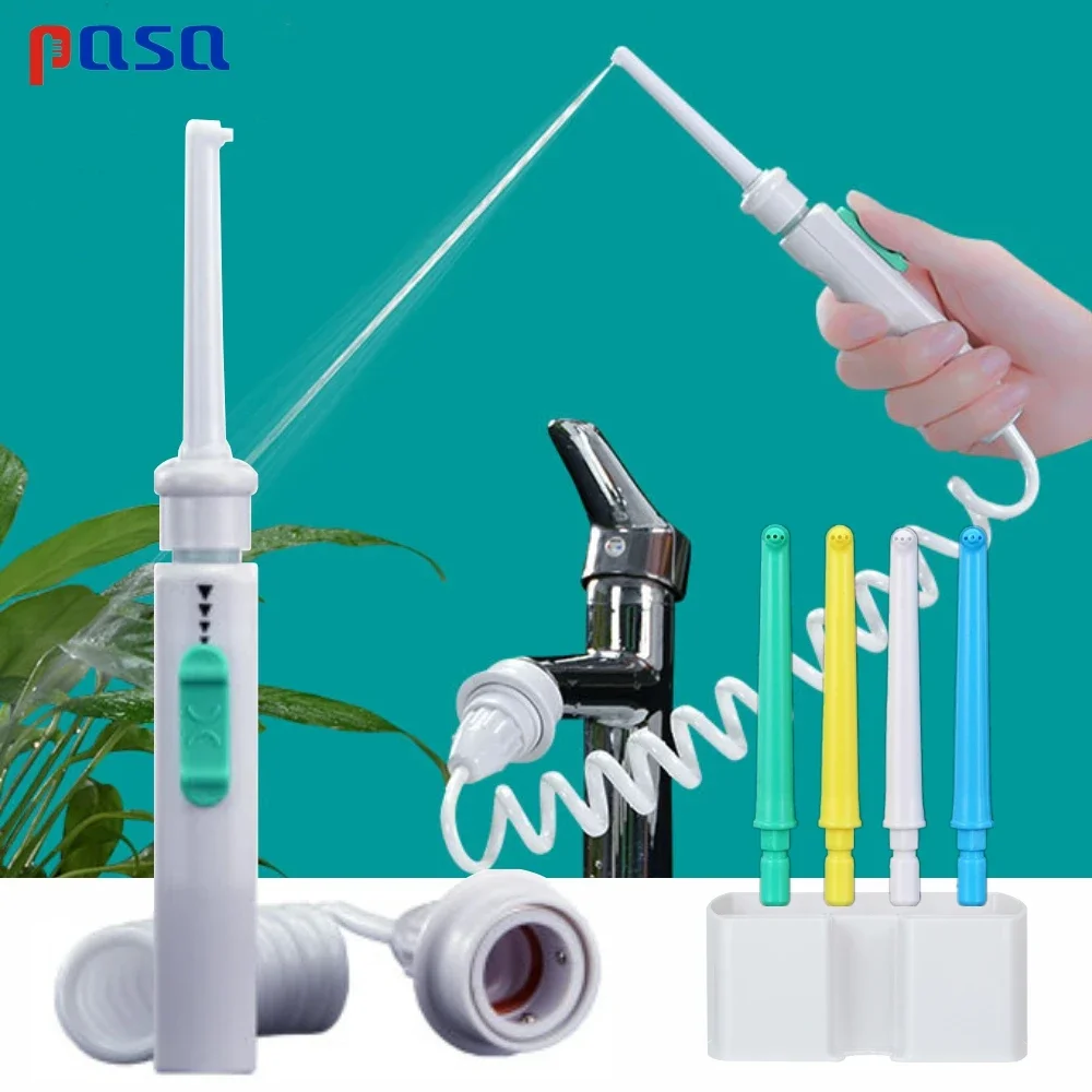 Direct Connect Water Dental Flosser - Multi-Setting Oral Irrigator for Home Use, Easy Faucet Attachment & No Charging Needed