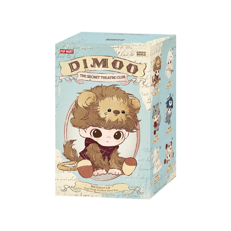 

POP MART DIMOO Secret Theatre Club Series Vinyl Plush Pendant Blind Box Mystery Toy Genuine Guess Ornament Figurine