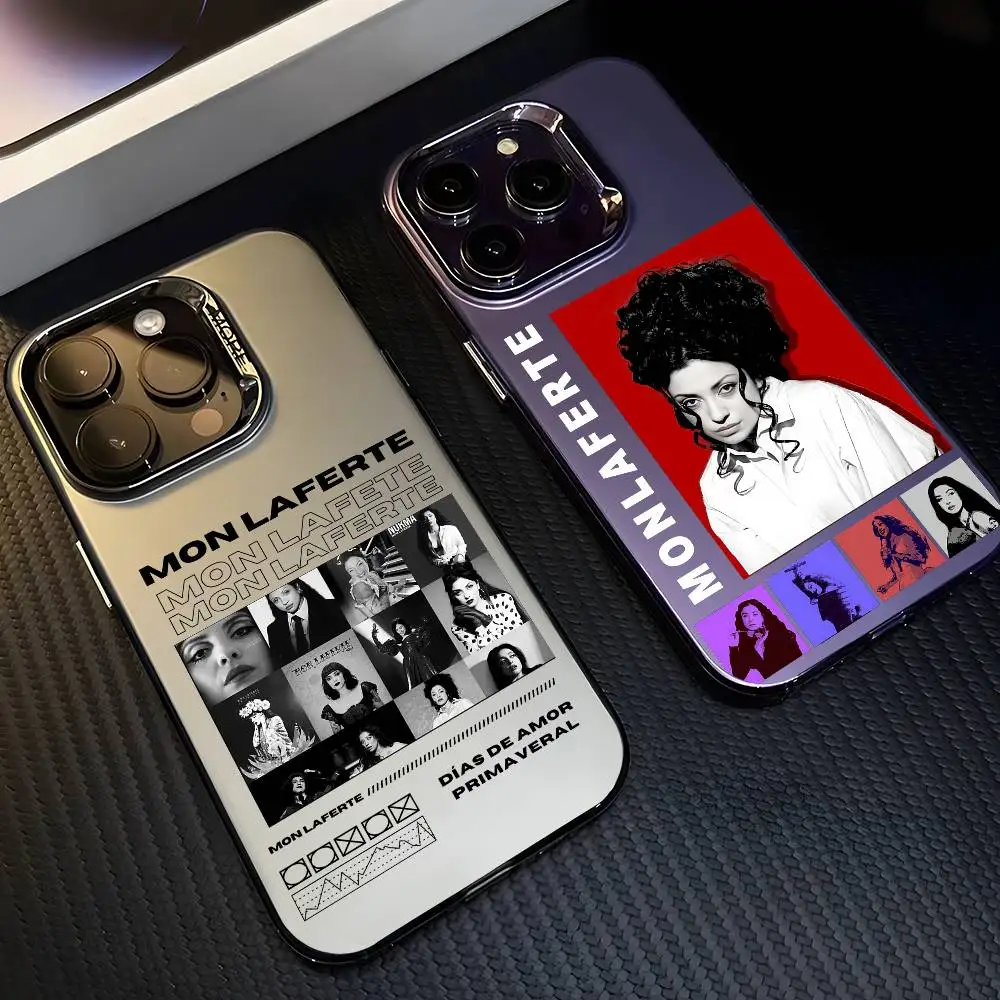 Singer Phone Case For M-Mon L-Laferte iPhone 17 17e 16e 16 15 14 13 12 11 mini Pro Max X XR XSMAX 8 7 Air Plus Anti Fall Matte