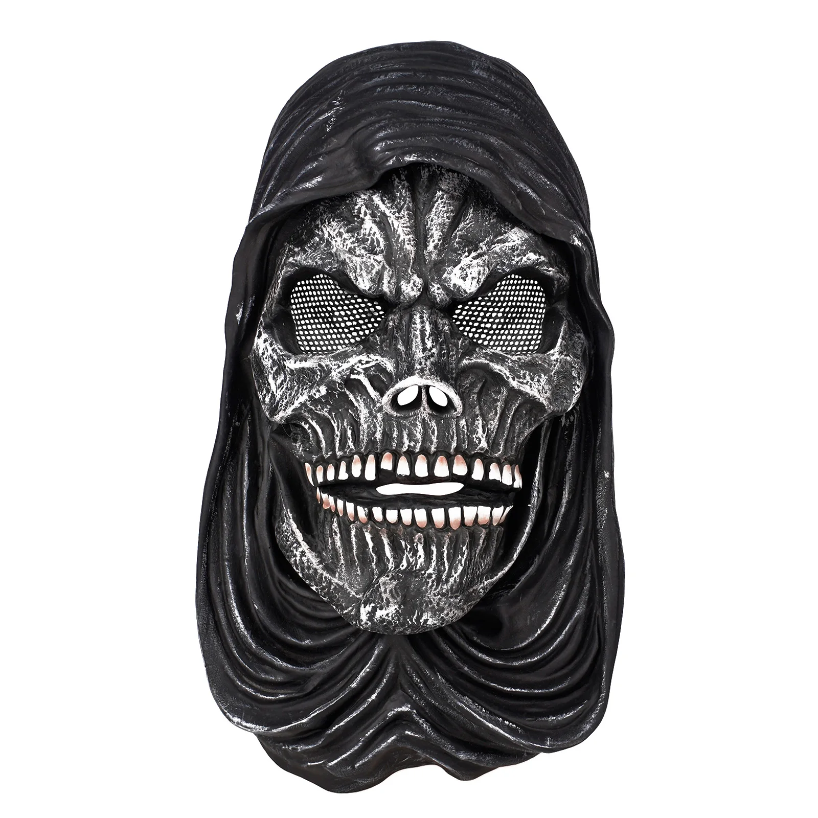 

Grim Reaper Skull Latex Mask, Halloween Horror Costume Prop