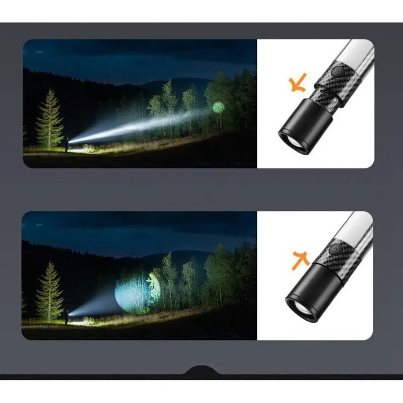 AAAF Multi-Functional Emergency Tool Ultra-Bright Long-Lasting Flashlight Outdoor Sports With Safety Features