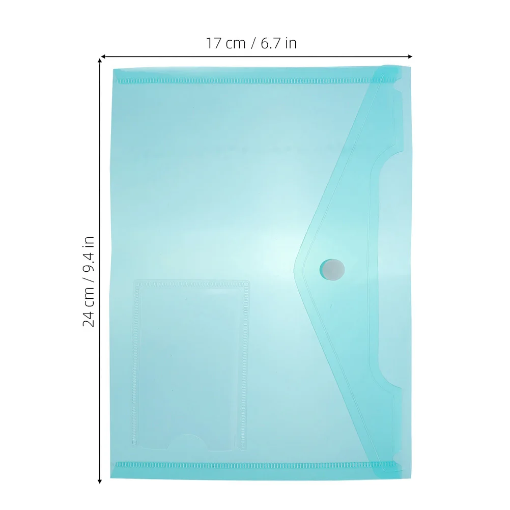 6 個 A5 プラスチックファイルフォルダー書類バッグビジネスオフィス紙オーガナイザー旅行ファイル書類収納フォルダー書類用