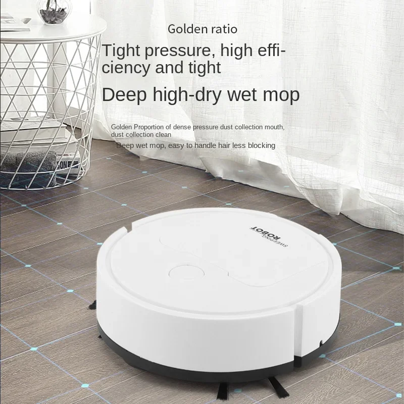 New Intelligent Sweeping Robot Household Mini Intelligent Sweeping Robot Sweeping Dragging Suction AllinOne Machine