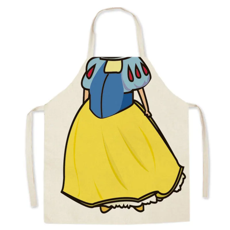 1 piece cartoon character uniform printed apron kitchen cooking baking apron family adult child anti-fouling cleaning tool