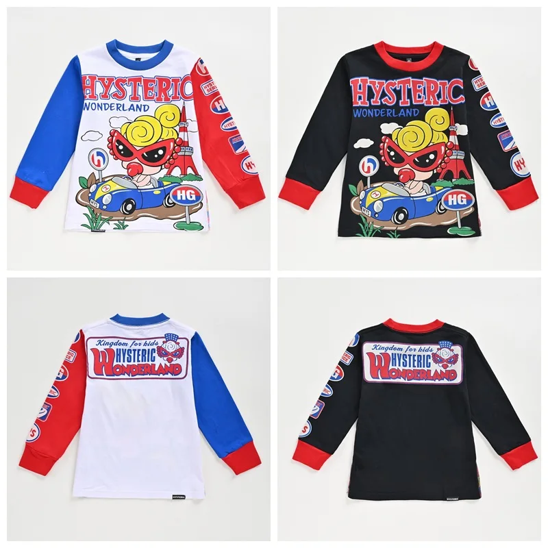 Autumn  Kids Long Sleeve T-shirts Cartoon  T-shirt Boys Clothes Girls Tops Baby Tees Graphic Top Poleras Roupa Infantil Ropa