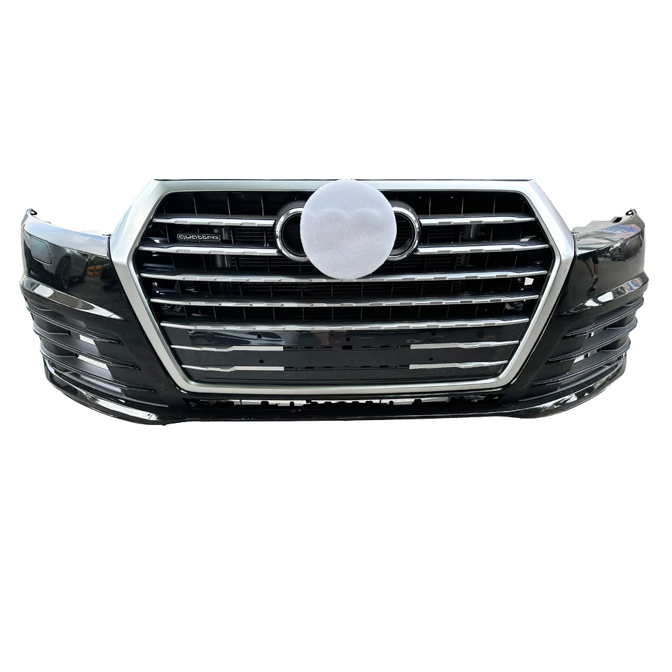 

Used Bumper Parts For 2016-2019 Audi Q7 Front Bumper Nose Assembly Diffuser