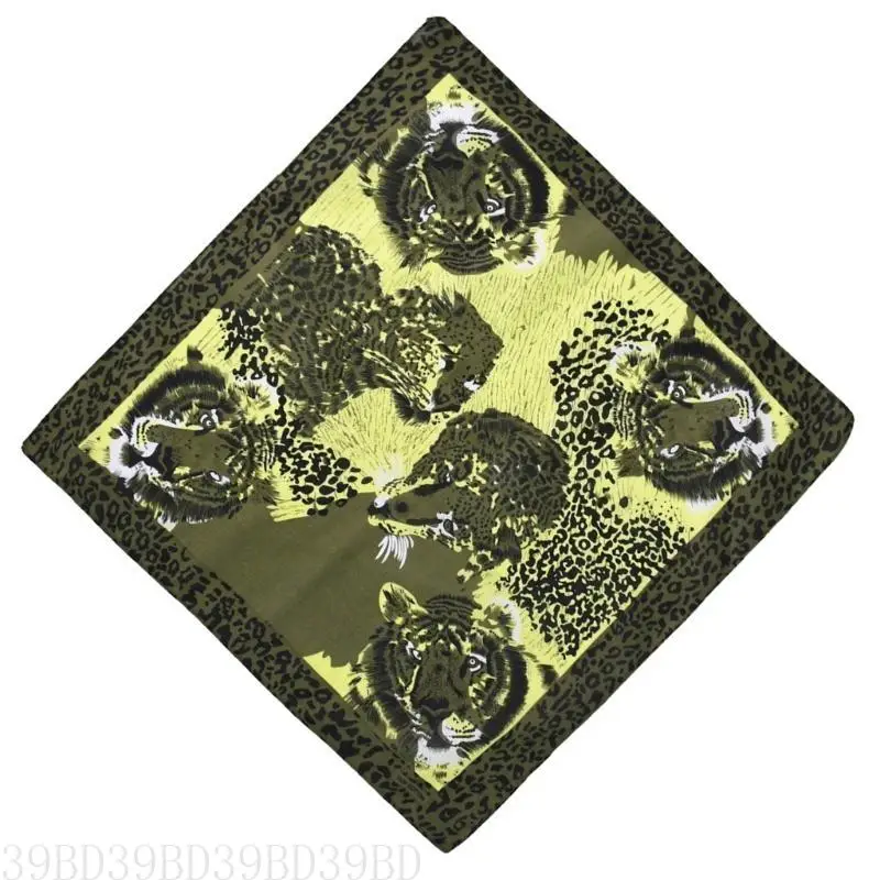 

39BD Breathable Leopard Headscarf Party Wear Headscarf Beach Vacation Headwear Suitable for Everyday Outings