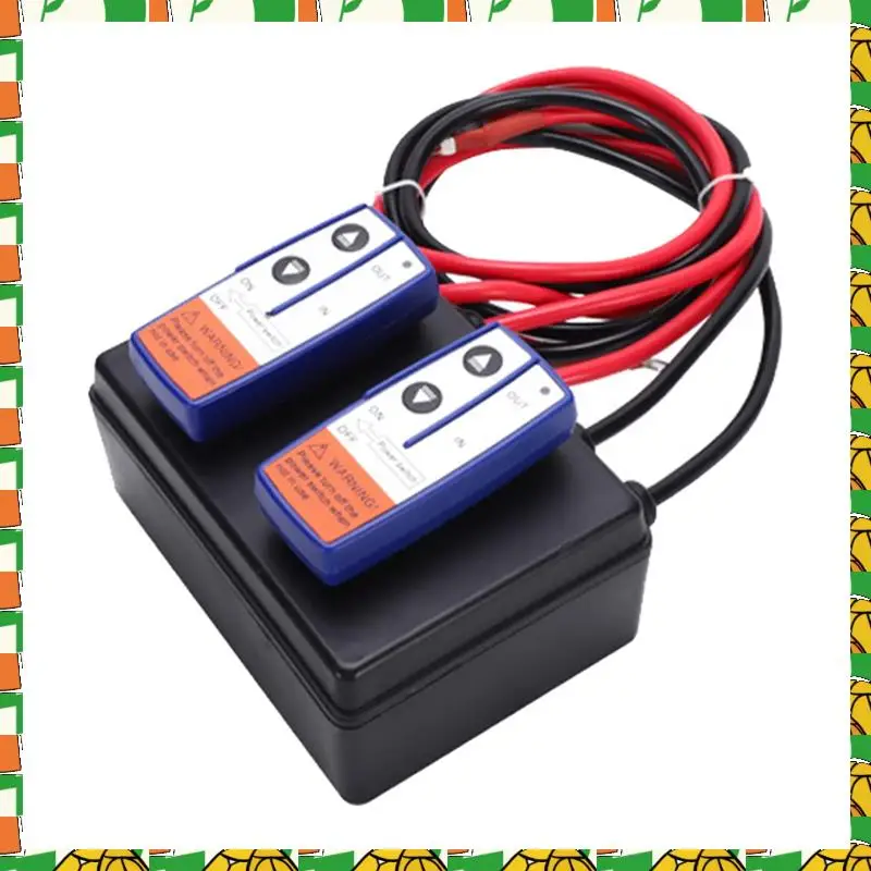 Professional Tool 5000 Lbs Electric Winch Control Box Wireless Remote Control 250A Truck Mounted Crane Accessories Winch Control