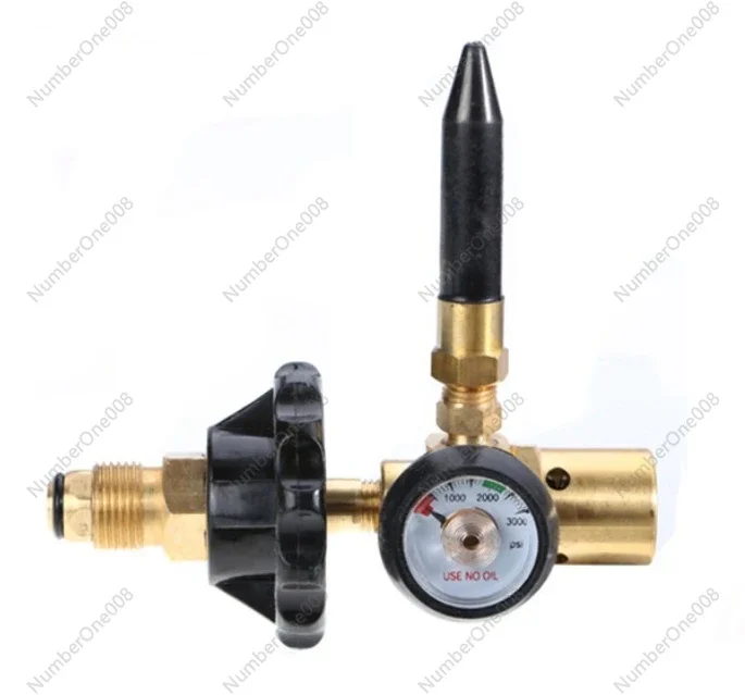 CGA580 Brass Pressure Regulator Medium Flow Inflator Adapter Gas Fitting Connector