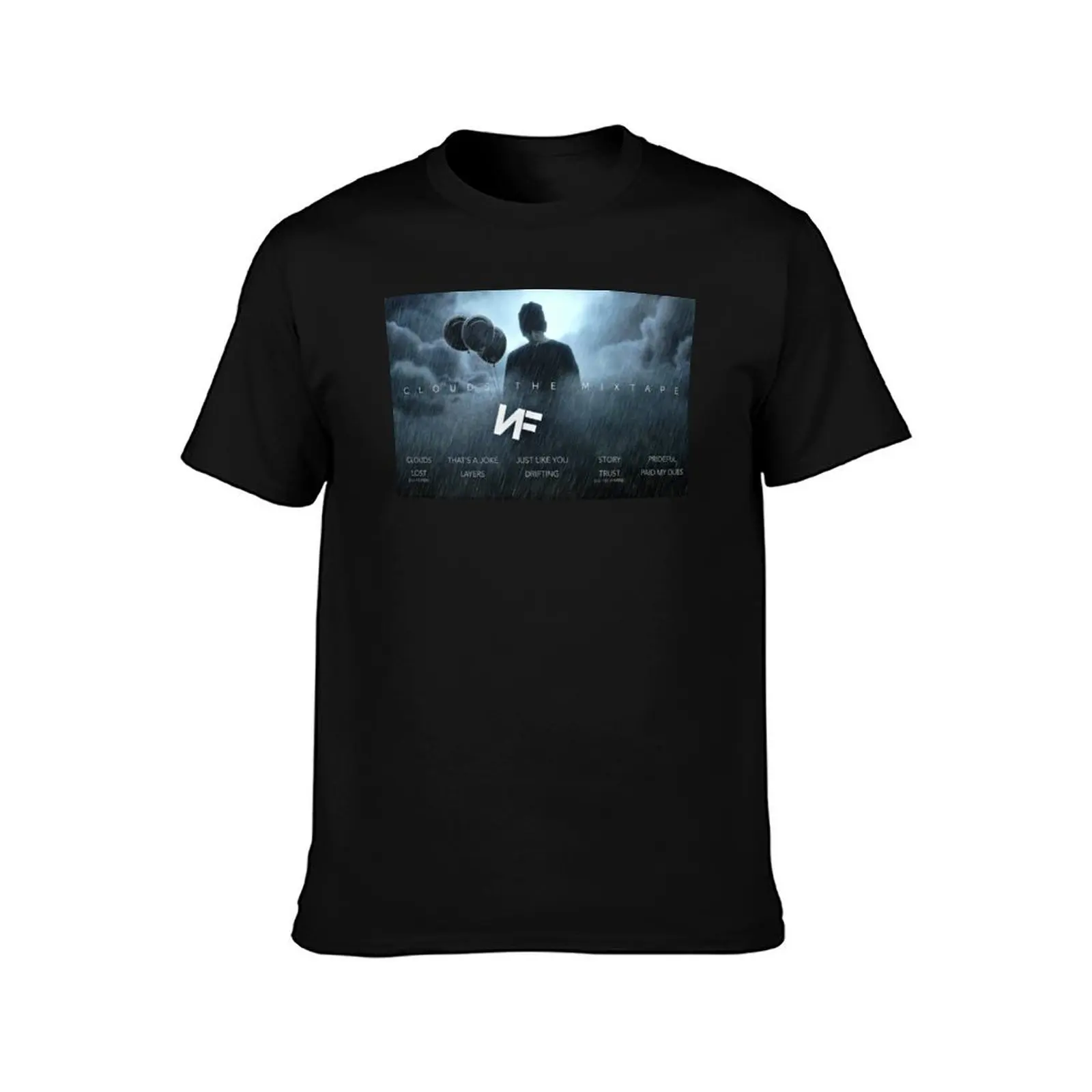NF - CLOUDS THE MIXTAPE T-Shirt Plus Size Summer Short Sleeve T-Shirt
