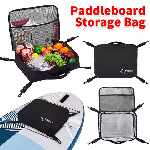 Paddleboard Storage Bag Waterproof Sup Paddle Board Accessories Bag Paddleboard Cooler Deck Bag for Paddleboard Camping Kayak