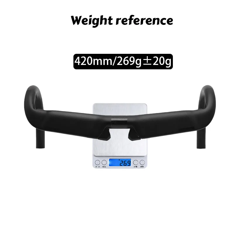 SAMANA T1000 Full Carbon Fiber Road Bike Handlebar, Aerodynamic Down Handlebar, Bike Parts 31.8x400/420/440 mm
