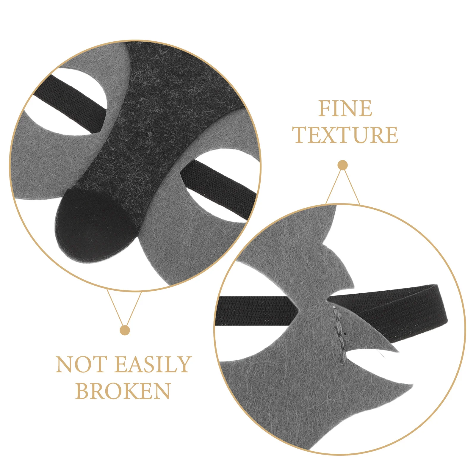 10pcs Cartoon Animal Masks Felt Wolf Mask For Kids Half Face Animal Party Mask Halloween Dress Up Costume Masquerade Masks