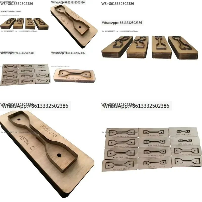 Dumbbell Die Cutter For Plastic Rubber Samples ASTM D412 638 ISO 37