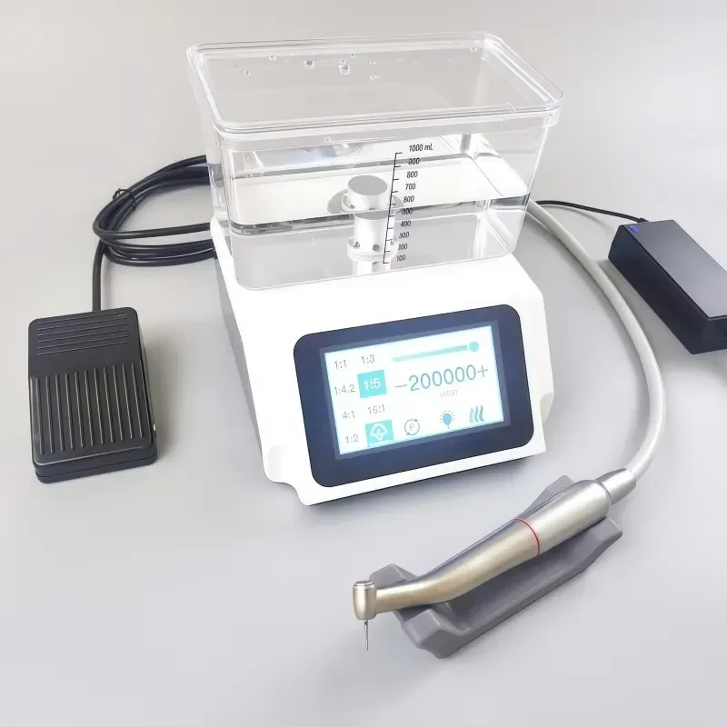 High Quality CE Certified Class I Brushless LED Dental Electric Motor Fiber Optic Instruments for Oral Treatment Tools