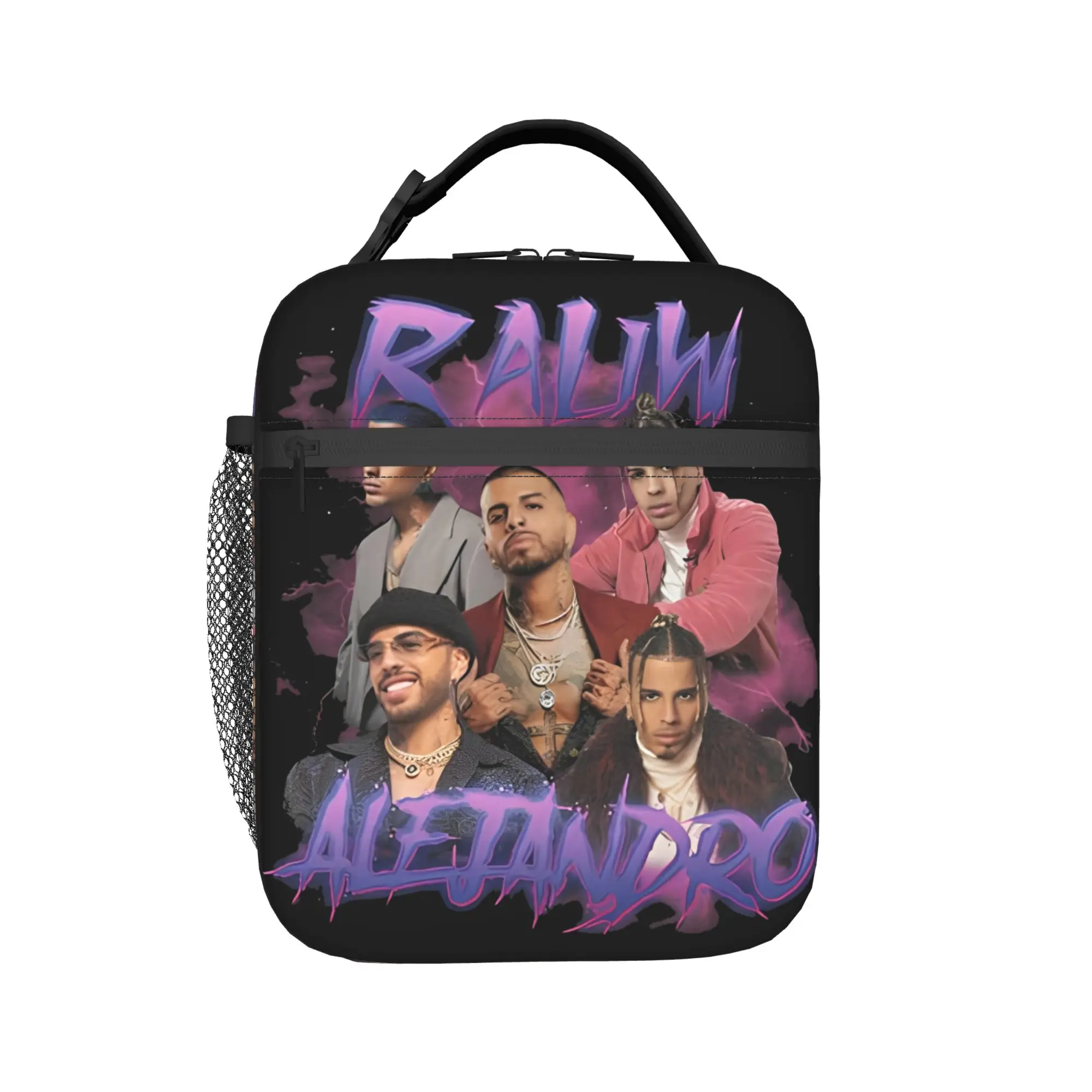 Insulated Lunch Bags Rauw Alejandro rapper singer Product  Lunch Container Y2K Cooler Thermal Bento Box For School