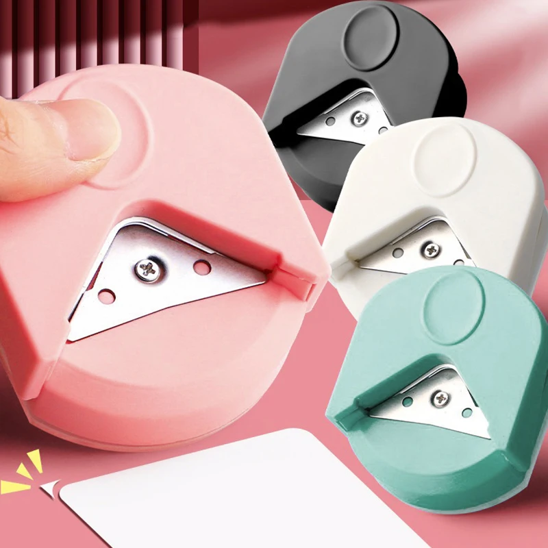 1PC Card Photo Round Corner Cutter Portable Handheld 4mm Radius Paper Craft Trimmer Clean Cut Smooth Round Corner Album Prop ZYF