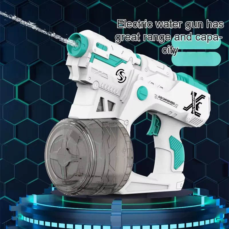 

New Electric water gun with large capacity continuous charging, suitable for long-distance beach water park summer Adult toys ​