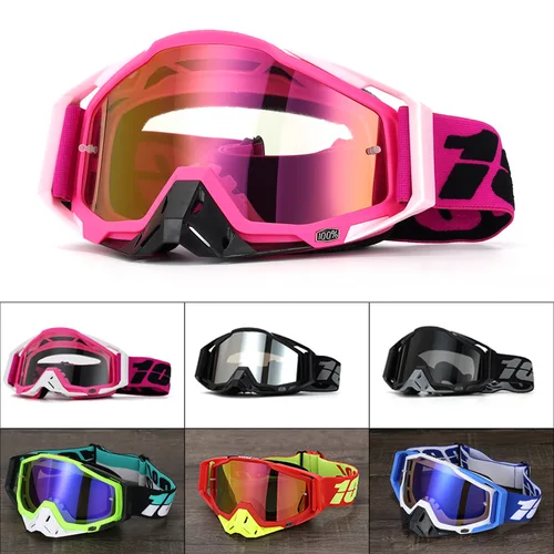 Imagen 2 del producto Gafas de Motocross para conducción al aire libre, gafas de sol a prueba de arena y viento, gafas de montar UV400 con banda elástica ajustable