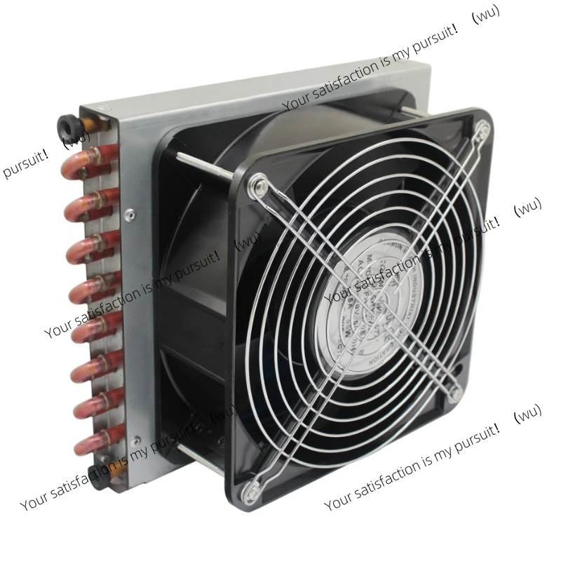 Refrigerator Freezer Small Condenser Radiator with Fan Water-cooled Air-cooled Aluminum Fin & Copper Tube Heat Exchanger