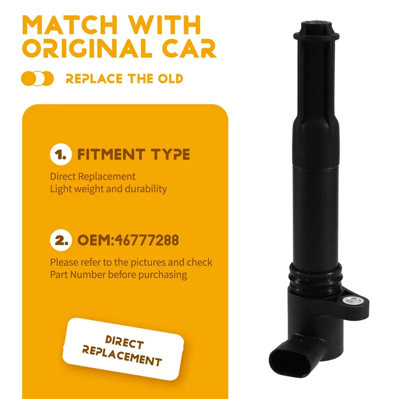 

4 шт. 46777288 55246099 катушки зажигания для Fiat 500 Grande Punto Bravo Doblo Panda Alfa Romeo Mito Lancia Ypsilon Musa-A54R