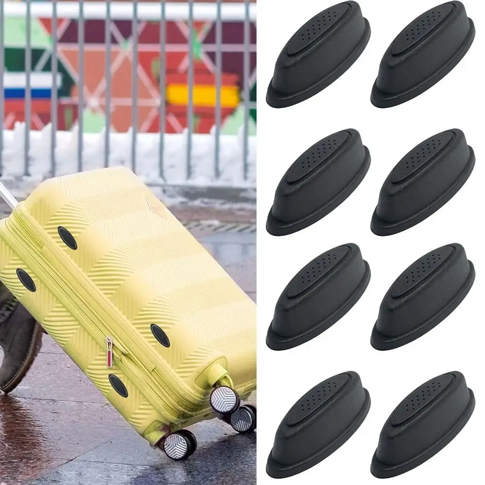 1 زوج أقدام الأمتعة منصات الأمتعة استبدال جزء أسفل حامل حقيبة قدم وسادة حقيبة حامل قدم الملحقات مع مسامير
