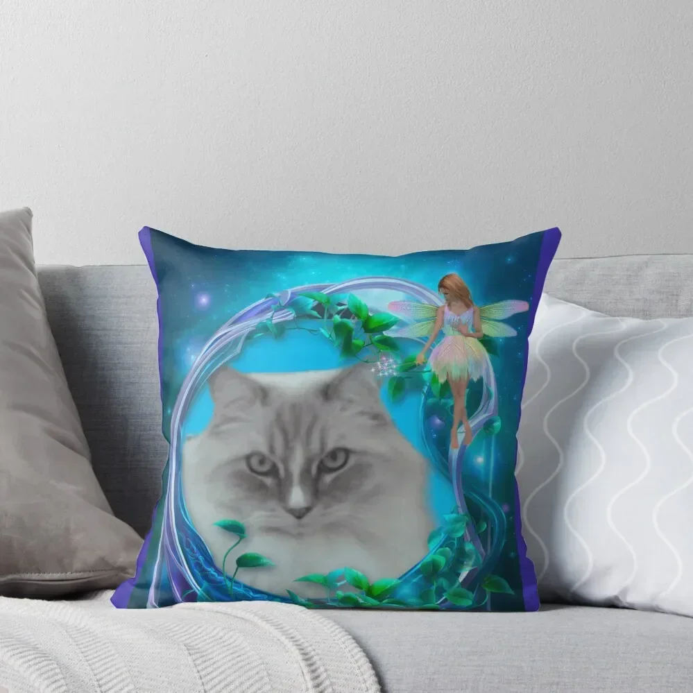 

Copie de Pretty cat. Throw Pillow Christmas Covers Cushions Home Decor pillow pillowcase Cushion Child pillow