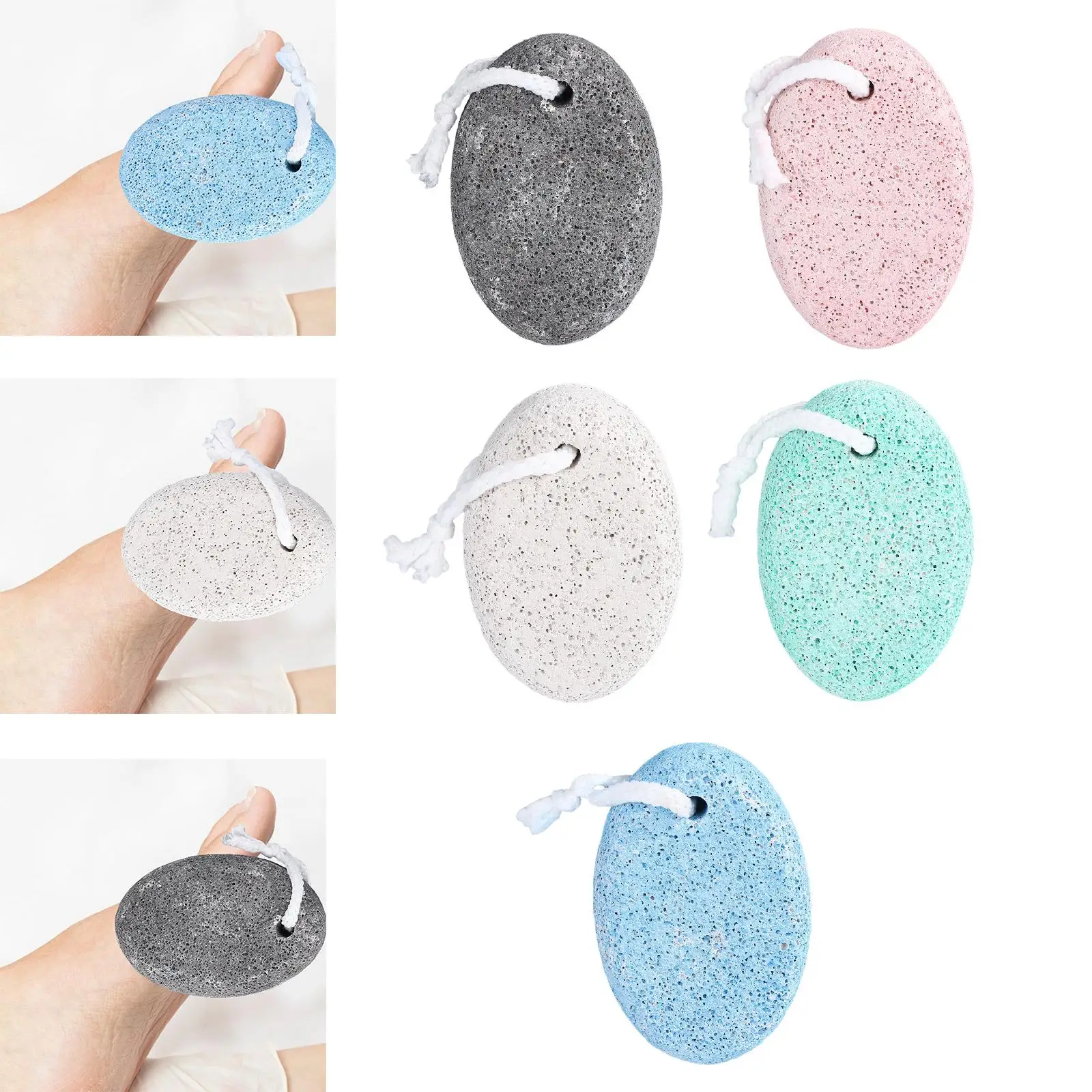 Вулканическая пемза для ног, педикюрный скраб, инструмент, портативная пилка для удаления жесткой кожи, отшелушивающая пилочка для ног для локтей, тела, пятки