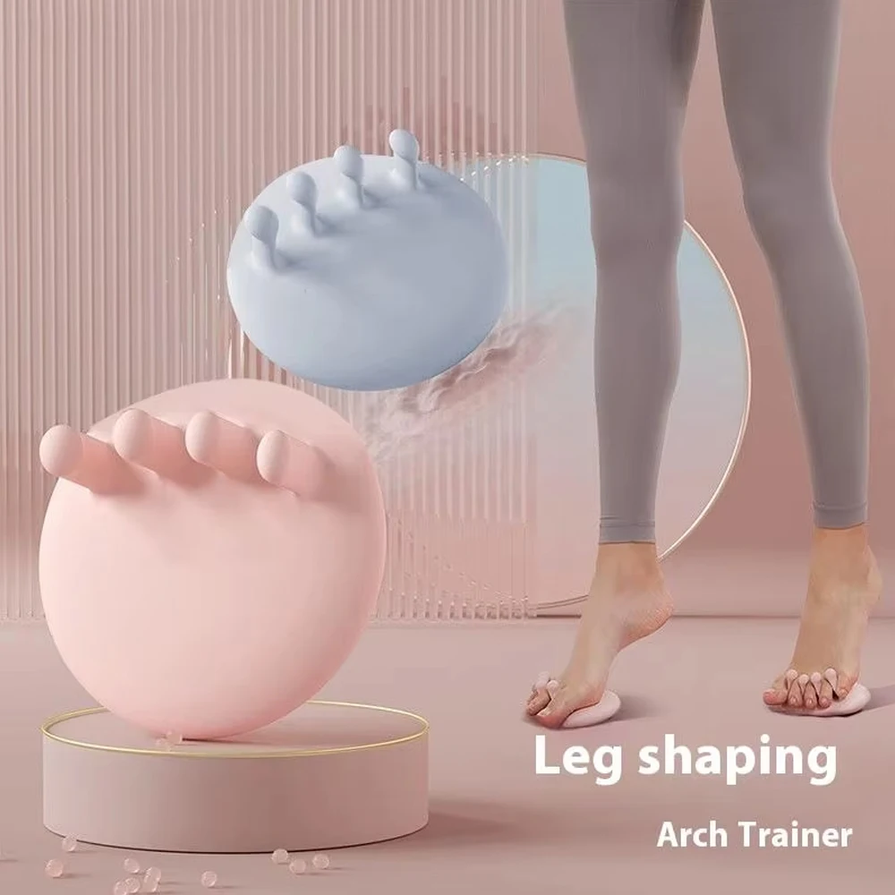 Anti Slip Leg Shaping Exerciser Foot Arch Trainer Yoga Muscle Relaxing Massage Auxiliary Gym Sports Fitness Toes Training