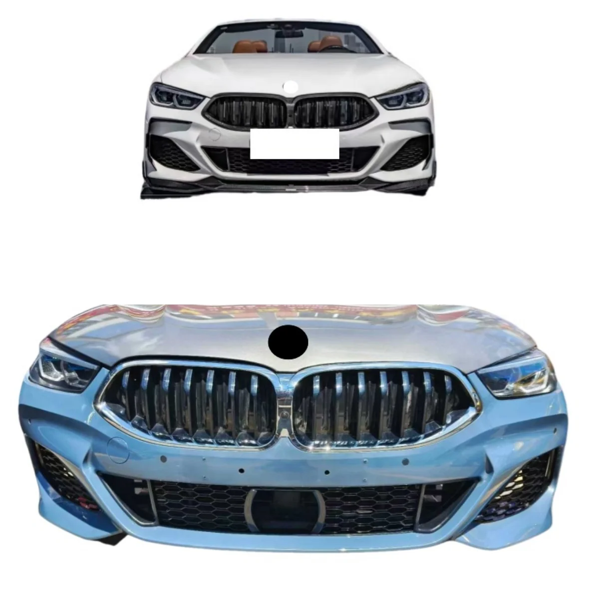 

For BMW 8 Series G14 G15 G16 Body Kit Front Bumper Front Enveloping Grille Radiator Electronic Fan 840i ABS Material Used Condit