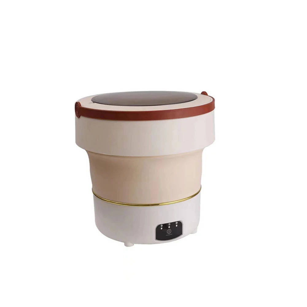 Portable Mini Washing Machine, Small Underwear Socks for Dorm Travel Clothes Washer, Folding Washing Machine