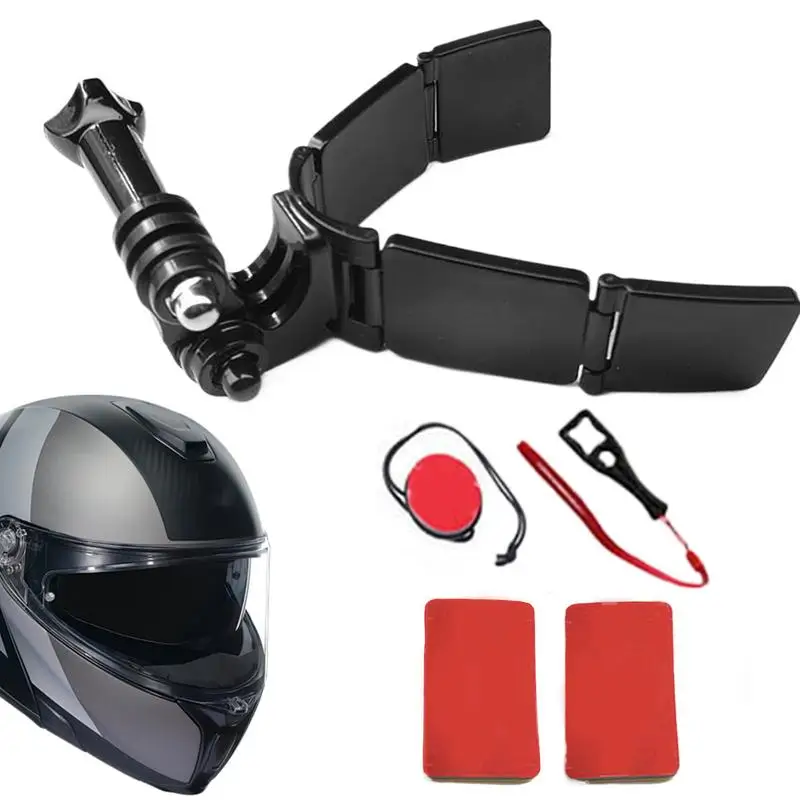 

Head Cover Chin Mount Chin Mount Kits Camera Chin Strap Mount Cam Accessories Flexible Action Sports Cam Mounting Kit Chin Mount