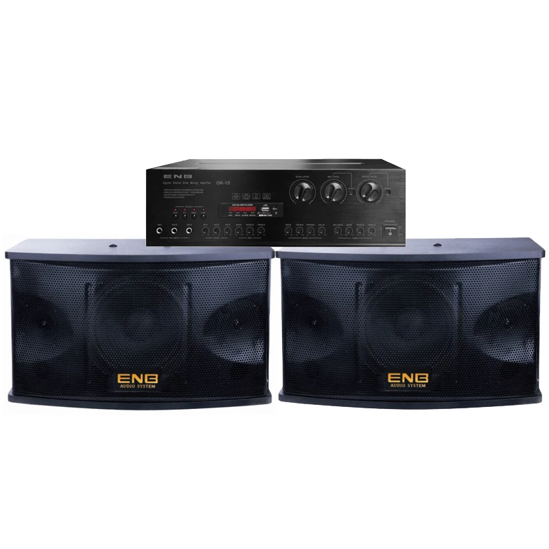 OK-15 power amplifier + K-08 audio combination, home KTV song speaker set