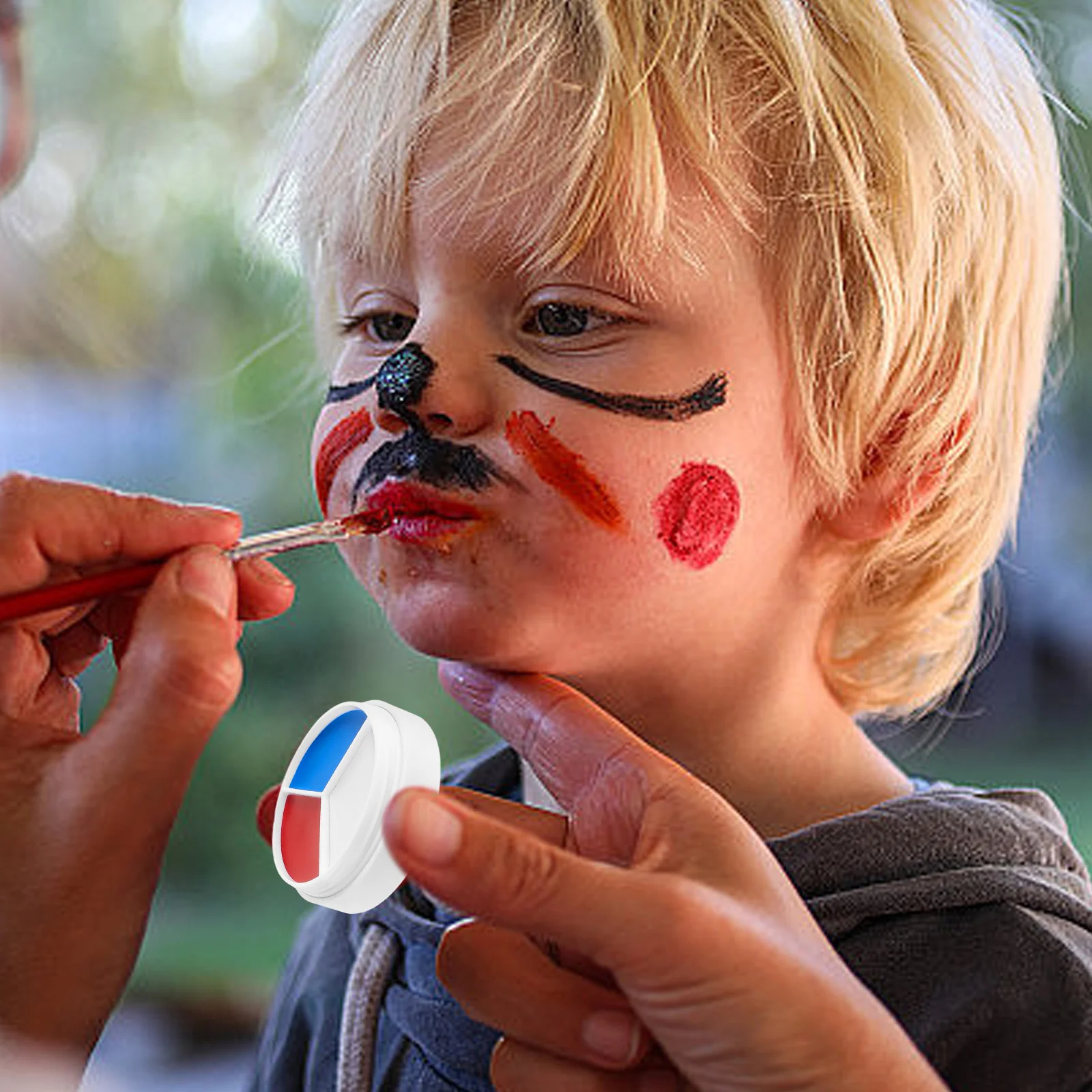 

1 Box Face Paint Kit Safe Long Lasting Fast Drying Halloween Christmas Costume Party Body Painting Supplies For Adults