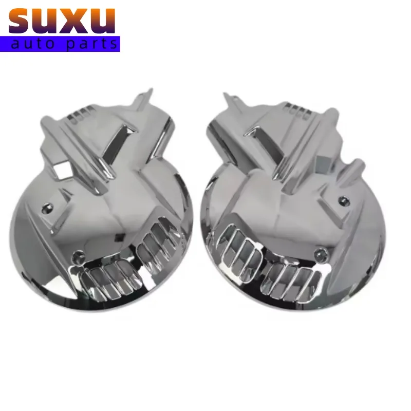 1Pair Front Brake Rotor Disc Covers Chrome Fit For Honda Goldwing GL1500 1988-2000 Motorcycle Brake Rotor Disc Shells