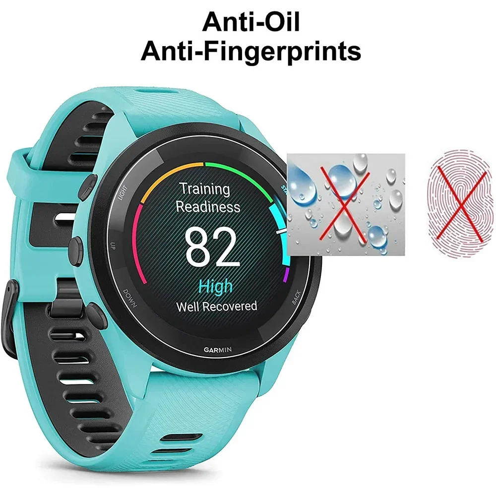 1-5 قطعة هيدروجيل لينة طبقة رقيقة واقية واضحة ل Garmin Forerunner 965 955 265S 255 245 حامي الشاشة غطاء كامل الحرس