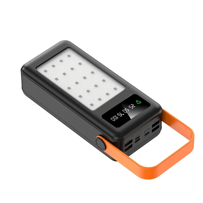 The new multi-functional camping tent light comes with a four-wire large-capacity power bank 12W mAh outdoor mobile power supply