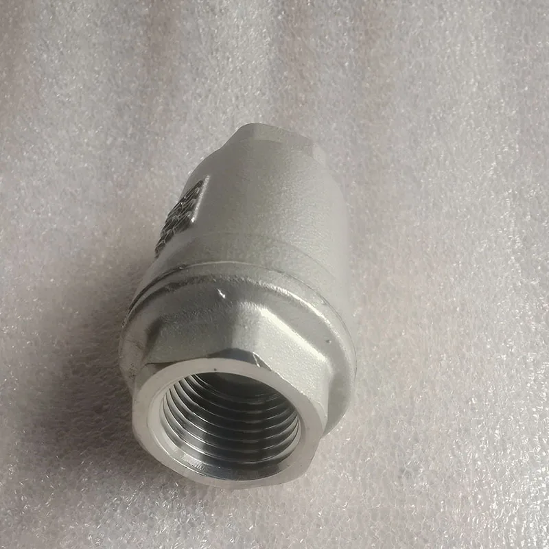 Aço inoxidável Lift Check Valve, Thread Type, DN8, DN10