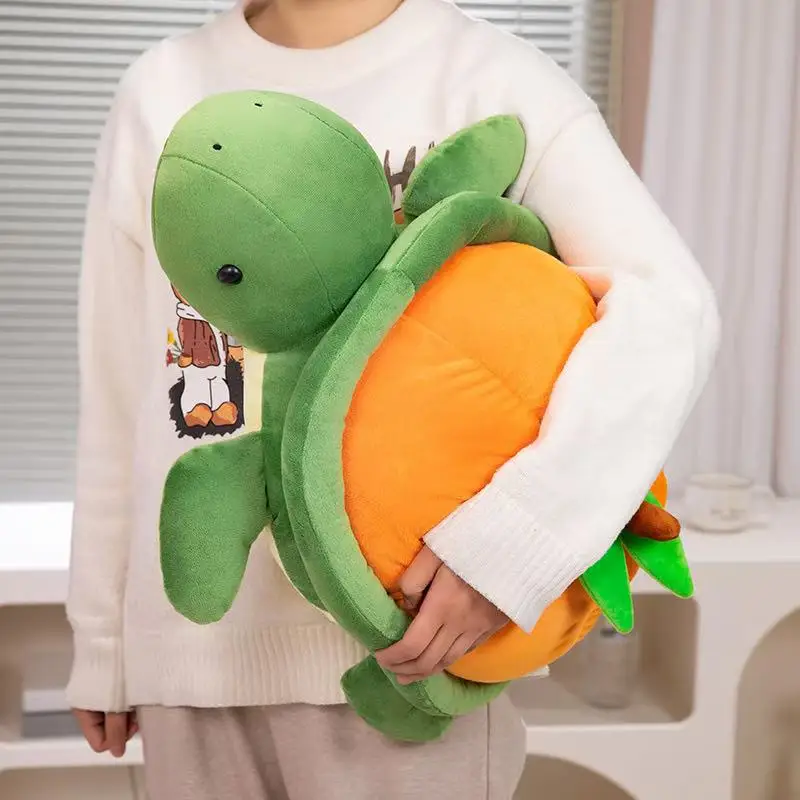 35/45/55 ซม.จําลองผลไม้เต่าตุ๊กตาตุ๊กตาPlushของเล่นตุ๊กตาทําด้วยมือการ์ตูนอะนิเมะน่ารักเด็กของขวัญวันเกิดตุ๊กตาสนุก