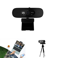 4K Webcam 1080P Mini Camera 2K Full HD Webcam with Microphone 30fps USB Web Cam for Auto Focus PC Laptop Video Shooting Camera