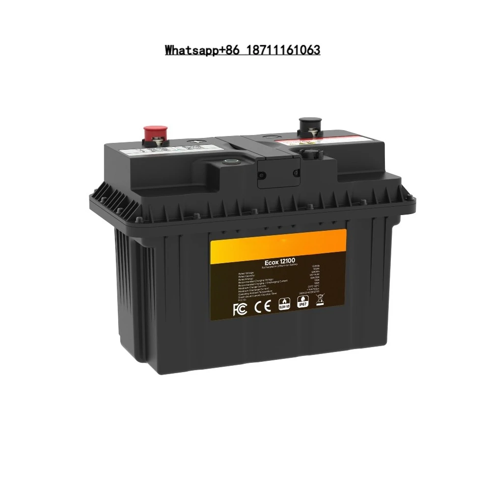 

LiFePO4 12V 100Ah Battery with Self-Heating & Real-Time Monitoring | Replace Lead-Acid for RV and Marine