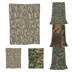 Multicam Blankets Velvet Decoration Camouflage Military Multifunction Soft Throw Blankets for Bedding Office Plush Thin Quilt